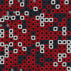 Abstract Geometric Pattern generative computational art illustration