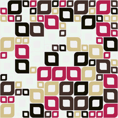 Abstract Geometric Pattern generative computational art illustration