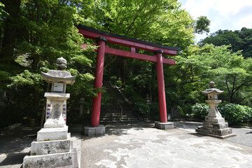 談山神社　境内鳥居　奈良県桜井市
