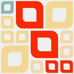 Abstract Geometric Pattern generative computational art illustration