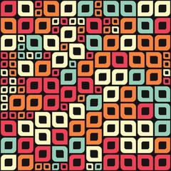 Abstract Geometric Pattern generative computational art illustration