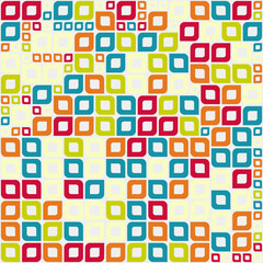 Abstract Geometric Pattern generative computational art illustration