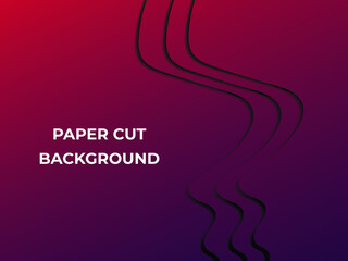Awesome Paper Cut Background Design