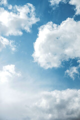 blue sky with clouds