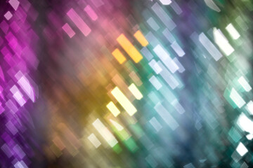 Colored bokeh abstract background. Decoration at Christmas holiday.