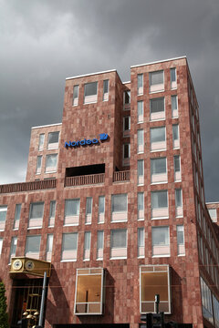STOCKHOLM - JUNE 1: Nordea Bank building on June 1, 2010 in Stockholm, Sweden. According to Global Finance, Nordea was 35th biggest bank worldwide in 2010 with $731m USD assets.
