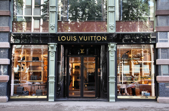 OSLO - AUGUST 21: Louis Vuitton store on August 21, 2010 in Stockholm. Forbes says that Louis Vouitton was the most powerful luxury brand in the world in 2008 with $19.4bn USD value.