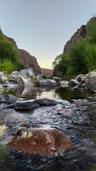 river in the mountains