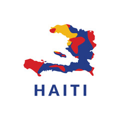 Vector map of haiti land design eps format, suitable for your design needs, logo, illustration, animation, etc.