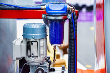 Electric motor in a complex of equipment for industry