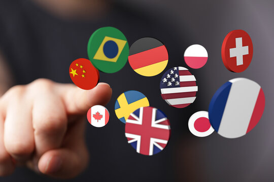 International world flag 3d digital