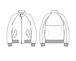 Harrington Jacket - Front & Back