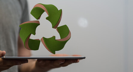 Recycle business digital. eco