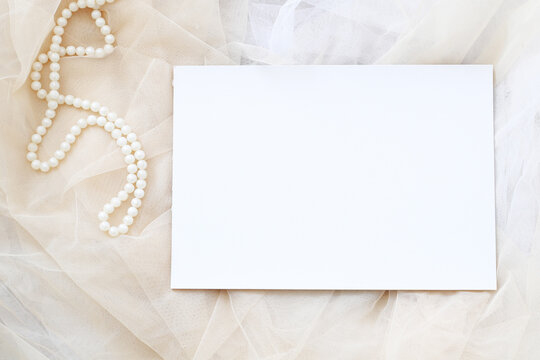 blank paper page, template for wedding invitation, mockup for pictures