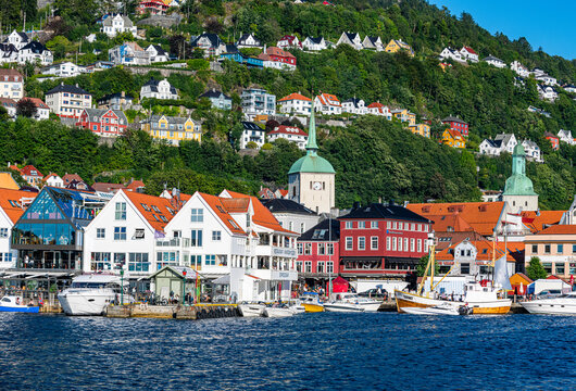 Bryggen, series of Hanseatic buildings, Bergen