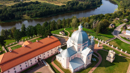 Catholic church of the Holy Trinity and Dominican Monastery. Liskiava. Lithuania