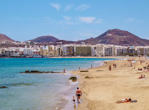 Las Canteras Beach, Las Palmas de Gran Canaria, Gran Canaria, Canary Islands, Spain