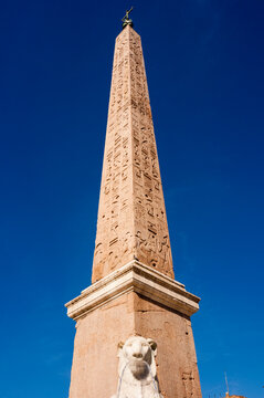 Egyptian obelisk of Ramesses II, Piazza del Popolo, Rome