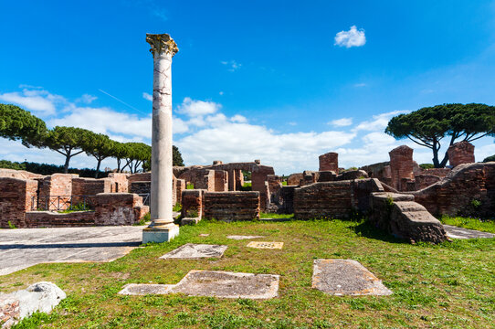 Terme del Mitra, Ostia Antica archaeological site, Ostia, Rome province