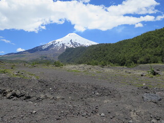 the Villarrica volcano, close to Pucon, Chile, December