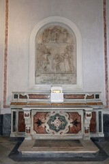 Napoli - Altare della Cappella di Sant'Adriano nella Basilica di San Giovanni Maggiore