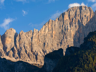 Civetta, an icon of the dolomites in the Veneto, Italy. Civetta is part of the UNESCO World Heritage Site.