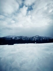 Obraz premium Widok na góry Tatry.
