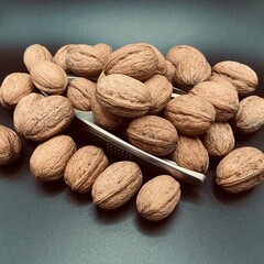 walnuts and nutcracker