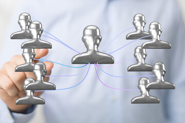 team hierarchy connection group digital