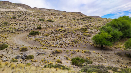 landscape with sky and clouds