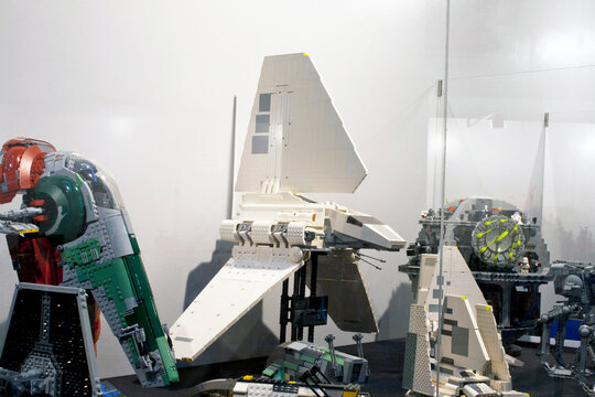  Lego model of a lambda class T-4a star wars imperial shuttle