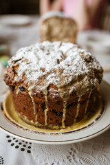 Elegant Easter cake for a religious holiday