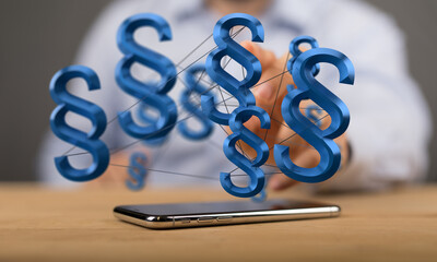 3D rendering law paragraph icons