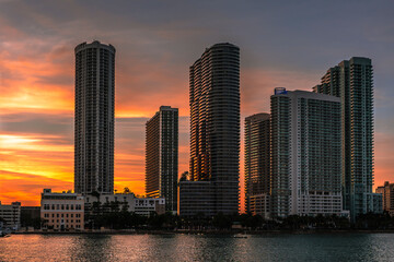 Fototapeta premium Edificios de Miami