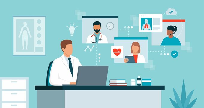 Virtual Medical Conference And Telehealth