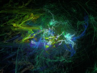 Imaginatory fractal background Image