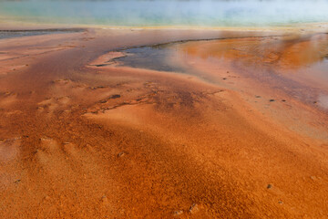 Grand Prismatic Spring at Yellowstone National Park, Wyoming