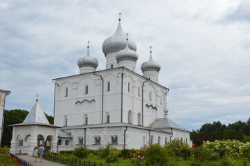 Russia, Velikiy Novgorod, Khutyn Monastery, Cathedral of the Transfiguration