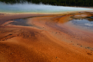 Grand Prismatic Spring at Yellowstone National Park, Wyoming