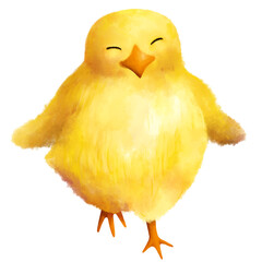 走るひよこ　ruuning chicken