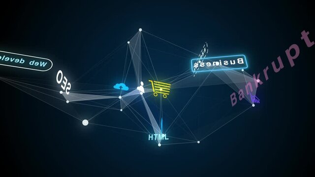 SEO data research, SEO result analysis, Website audit, Search report analytics - conceptual 2d animation video clip