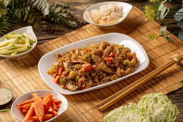Traditional Chinese food menu