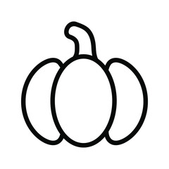 Pumpkin icon vector. vegetables illustration sign. food symbol.