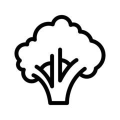 Broccoli icon vector. vegetables illustration sign. food symbol.