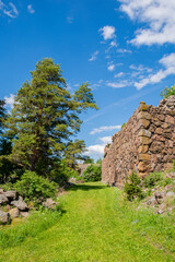 Fototapeta na wymiar View of The Svartholm fortress, Loviisa, Finland