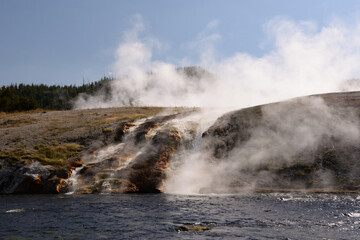 Geothermal features at Yellowstone National Park, Wyoming