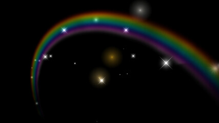 Obraz premium Shining Lights And dust particles Background