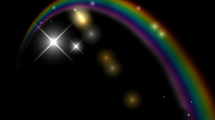 Shining Lights And dust particles Background