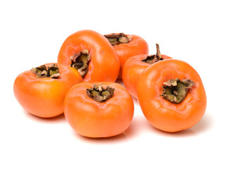 persimmon isolated on white background