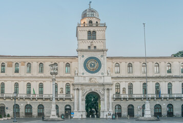 Italy, Padua, Piazza dei Signori, Astronomical Clock Tower (Torre dell'Orologio) was completed in the 15th century
